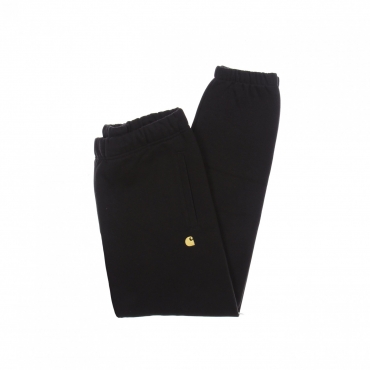 pantalone tuta felpato uomo chase sweat pant BLACK/GOLD