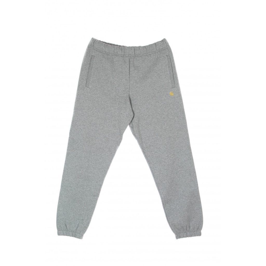 pantalone tuta felpato uomo chase sweat pant GREY HEATHER/GOLD