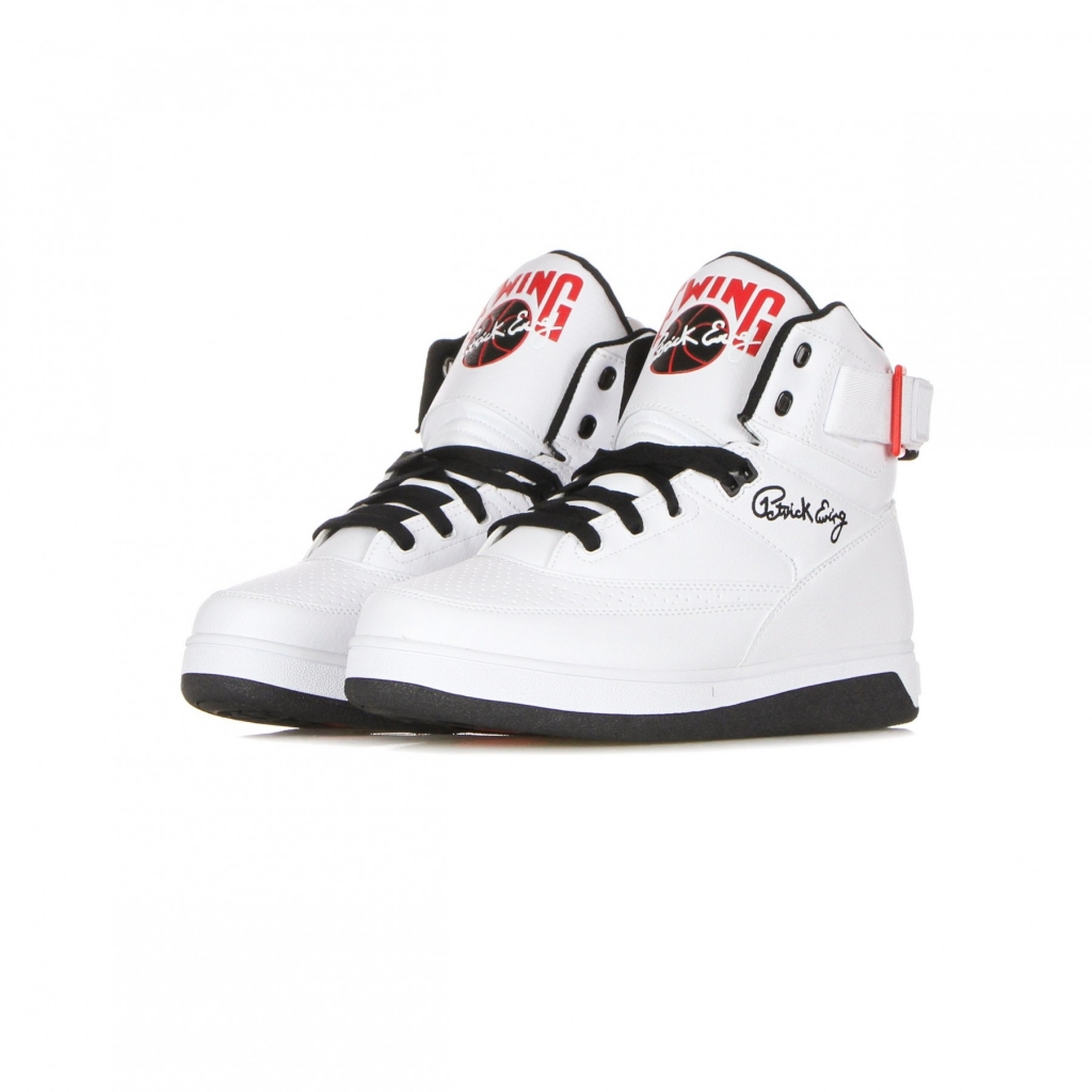 scarpa basket uomo ewing 33 hi pu WHITE/BLACK/CHINESE RED