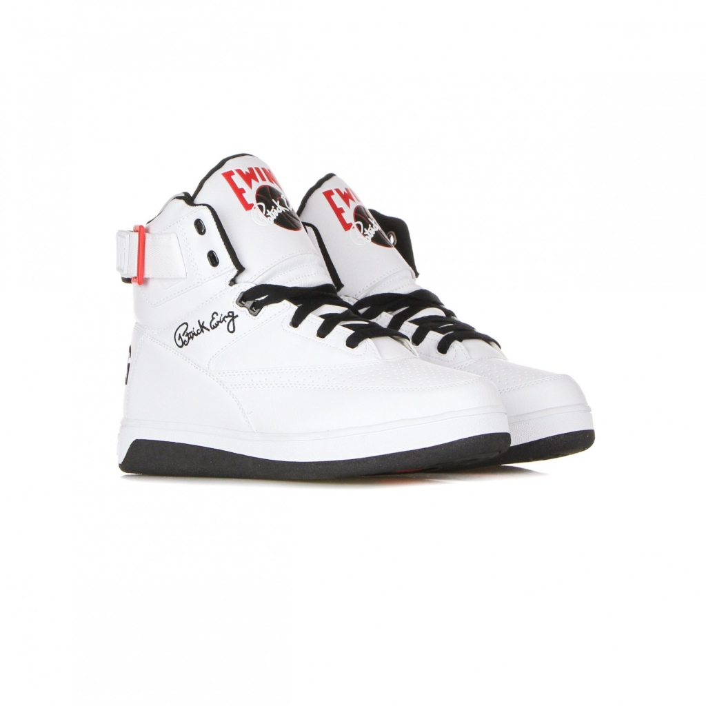 scarpa basket uomo ewing 33 hi pu WHITE/BLACK/CHINESE RED