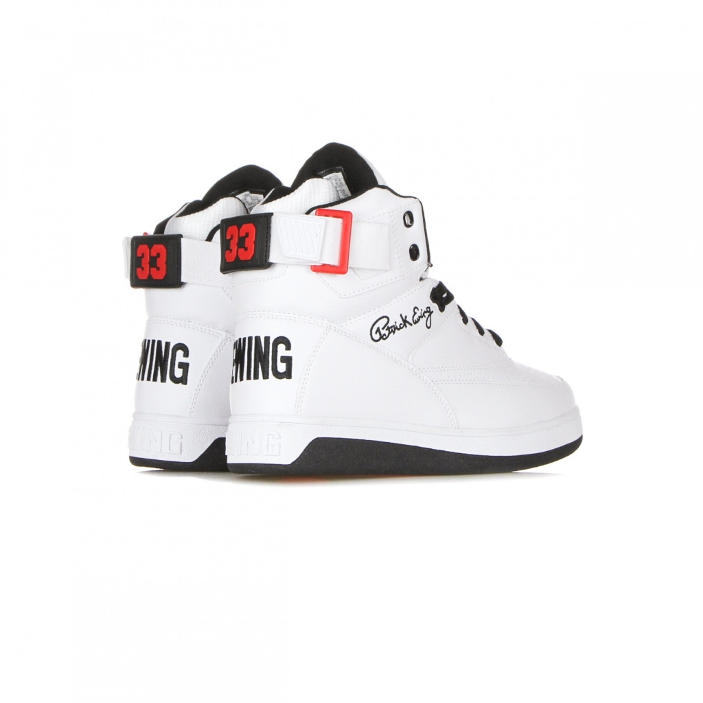 scarpa basket uomo ewing 33 hi pu WHITE/BLACK/CHINESE RED