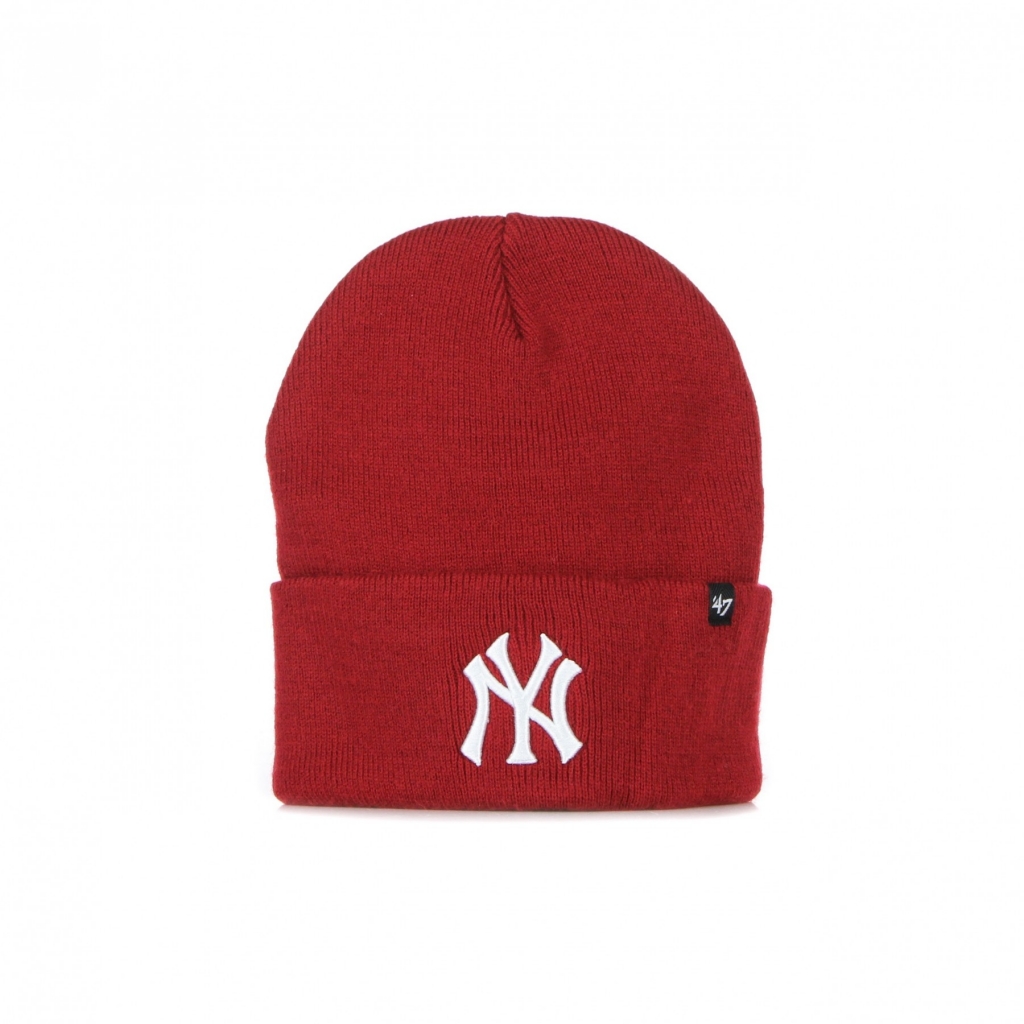 cappello uomo mlb haymaker cuff knit neyyan RAZOR RED/WHITE