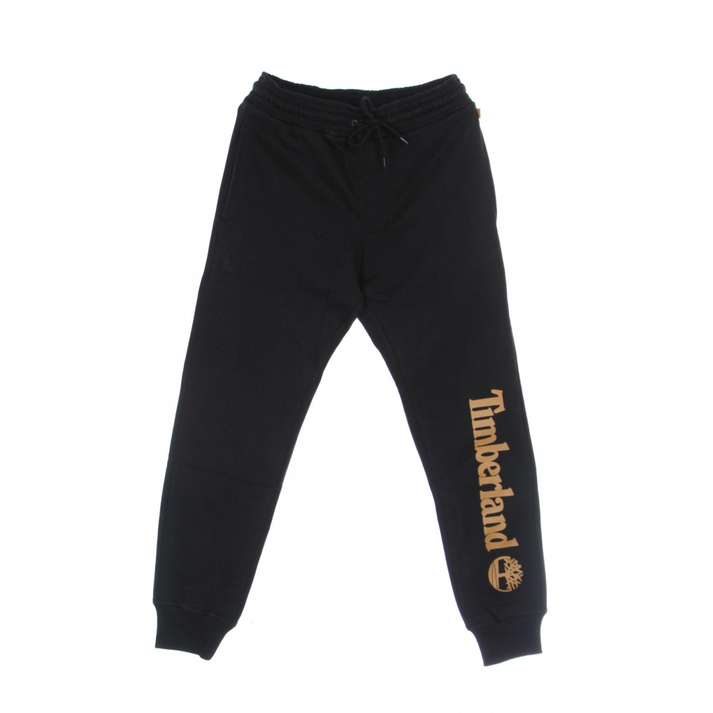 pantalone tuta felpato uomo core logo sweatpant bb BLACK/WHEAT BOOT