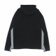 felpa leggera cappuccio zip uomo sportswear tech fleece hoodie BLACK/DK GREY HEATHER/WHITE