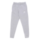 pantalone tuta felpato uomo club jogger bb DK GREY HEATHER/MATTE SILVER/WHITE