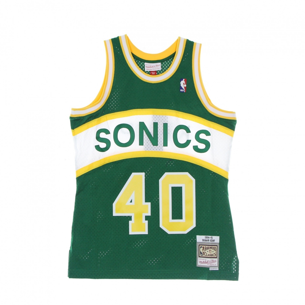 canotta basket uomo nba swingman jersey hardwood classics no40 shawn kemp 1994-95 seasup ORIGINAL TEAM COLORS