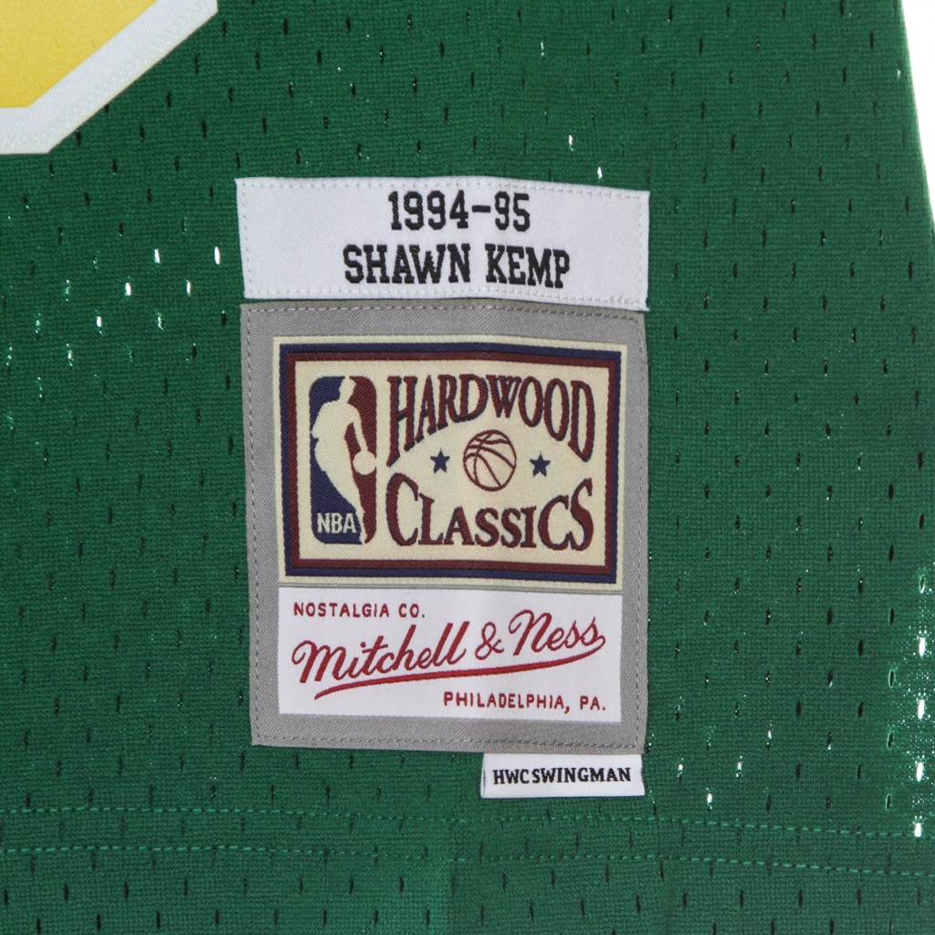 canotta basket uomo nba swingman jersey hardwood classics no40 shawn kemp 1994-95 seasup ORIGINAL TEAM COLORS