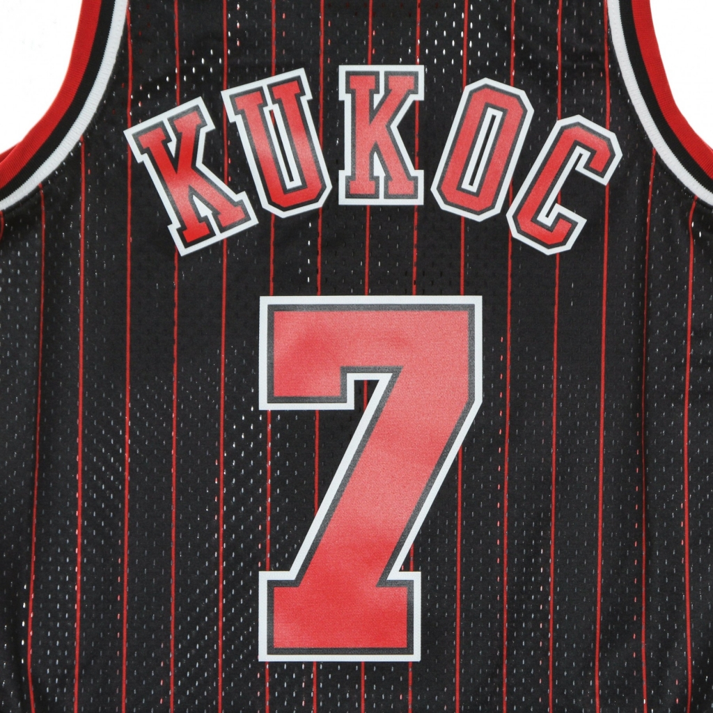 canotta basket uomo nba swingman jersey hardwood classics no7 toni kukoc 1995-96 chibul alternate ORIGINAL TEAM COLORS