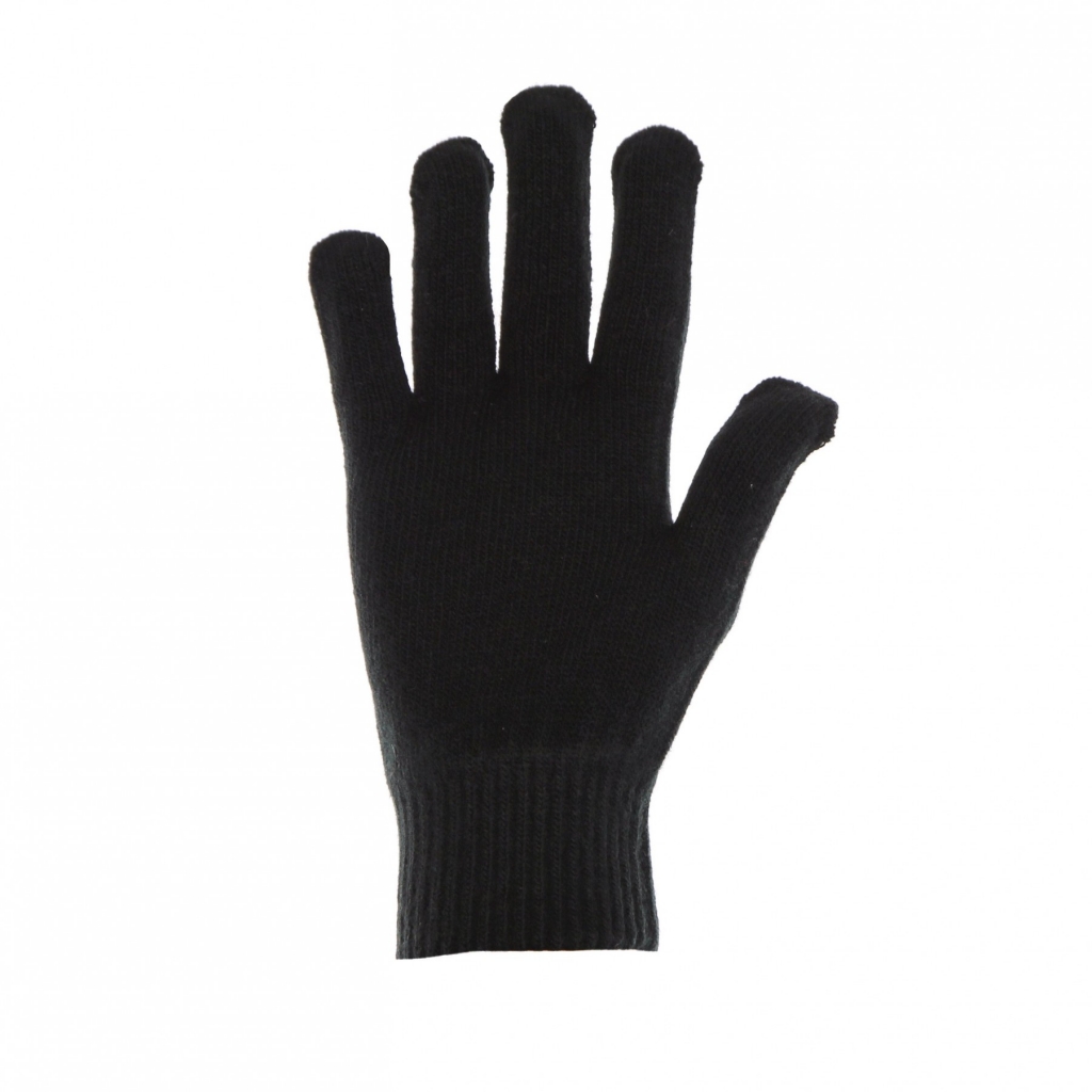 guanti uomo swoosh knit gloves BLACK/WHITE