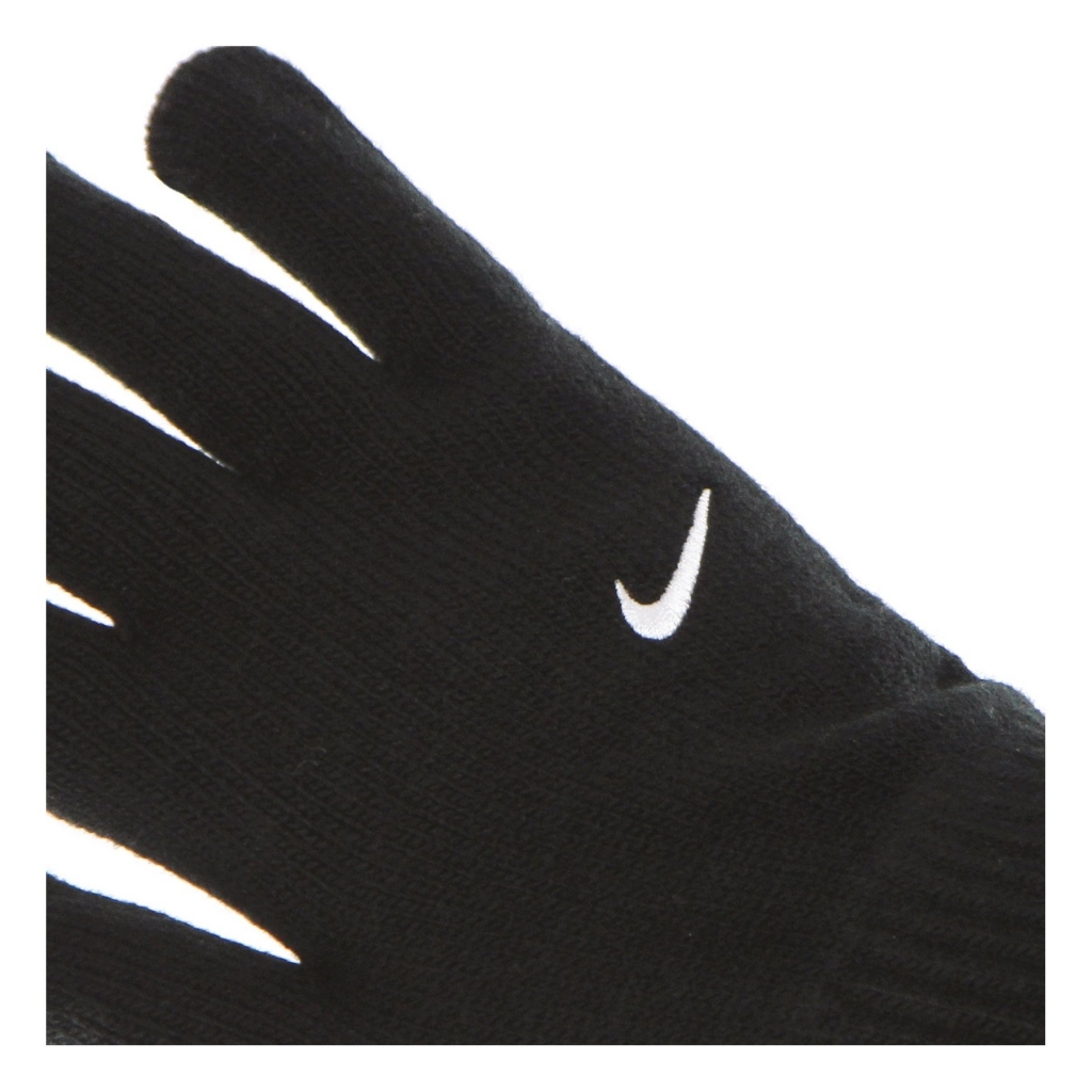 guanti uomo swoosh knit gloves BLACK/WHITE