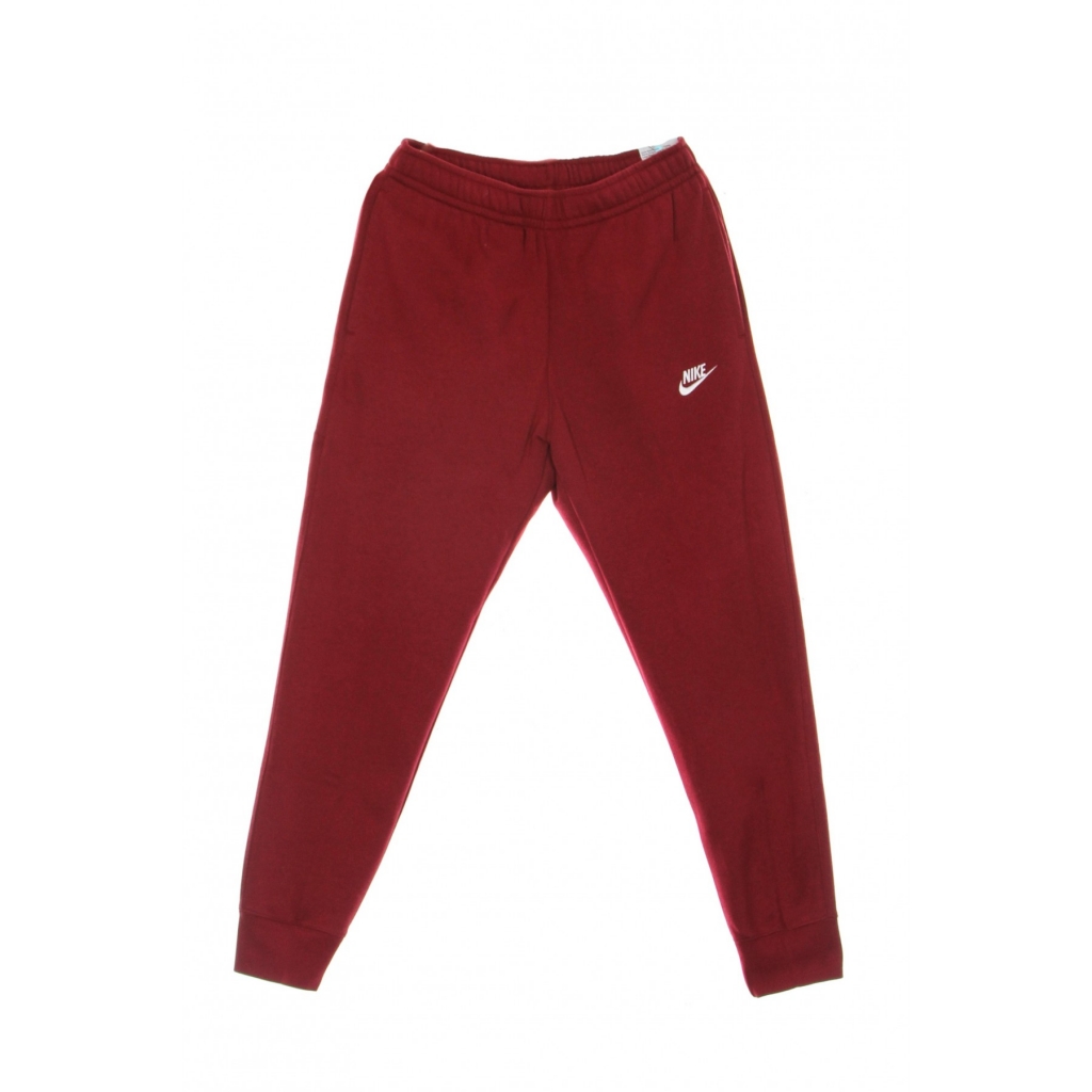 pantalone tuta felpato uomo club jogger bb POMEGRANATE/POMEGRANATE/WHITE