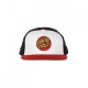 cappellino visiera piatta uomo classic dot snapback WHITE/BLACK/RED