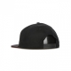 cappellino visiera piatta uomo classic dot snapback BLACK