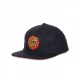 cappellino visiera piatta uomo classic dot snapback DARK NAVY