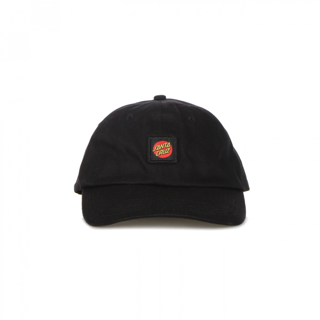 cappellino visiera curva uomo classic label cap BLACK