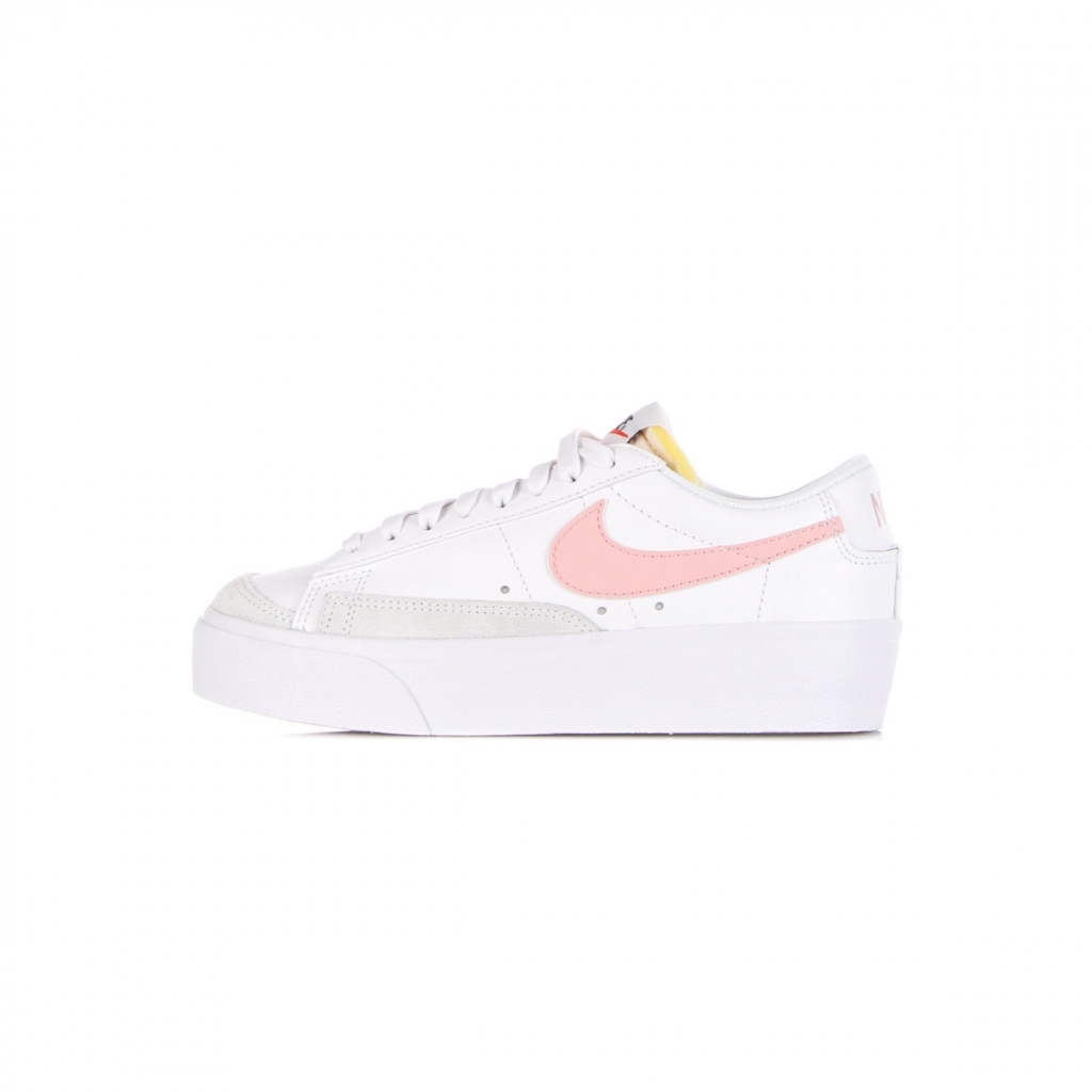 scarpa bassa donna w blazer low platform WHITE/PINK GLAZE/SUMMIT WHITE/BLACK