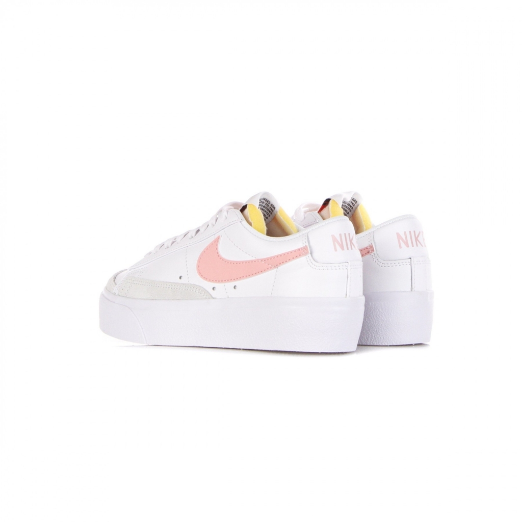 scarpa bassa donna w blazer low platform WHITE/PINK GLAZE/SUMMIT WHITE/BLACK