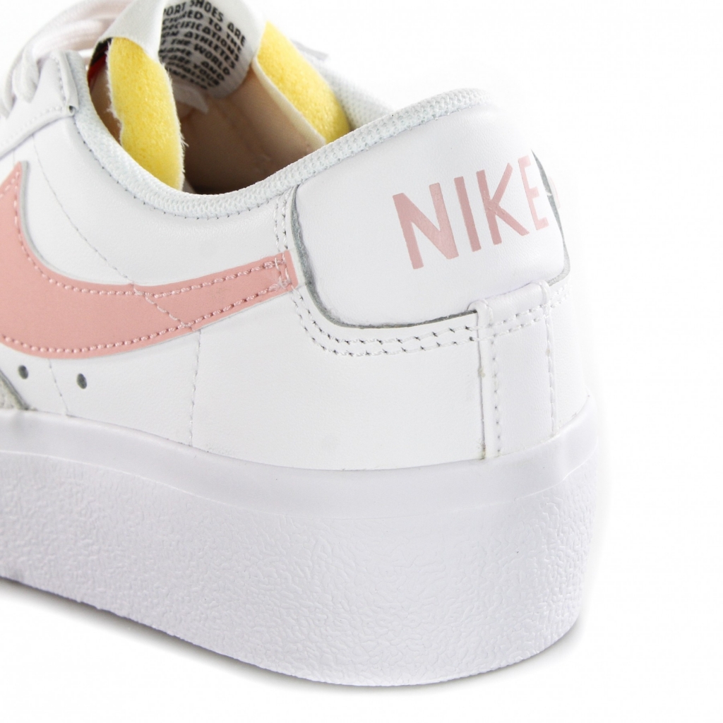 scarpa bassa donna w blazer low platform WHITE/PINK GLAZE/SUMMIT WHITE/BLACK