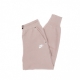 pantalone tuta leggero donna sportswear tech fleece PINK OXFORD/WHITE