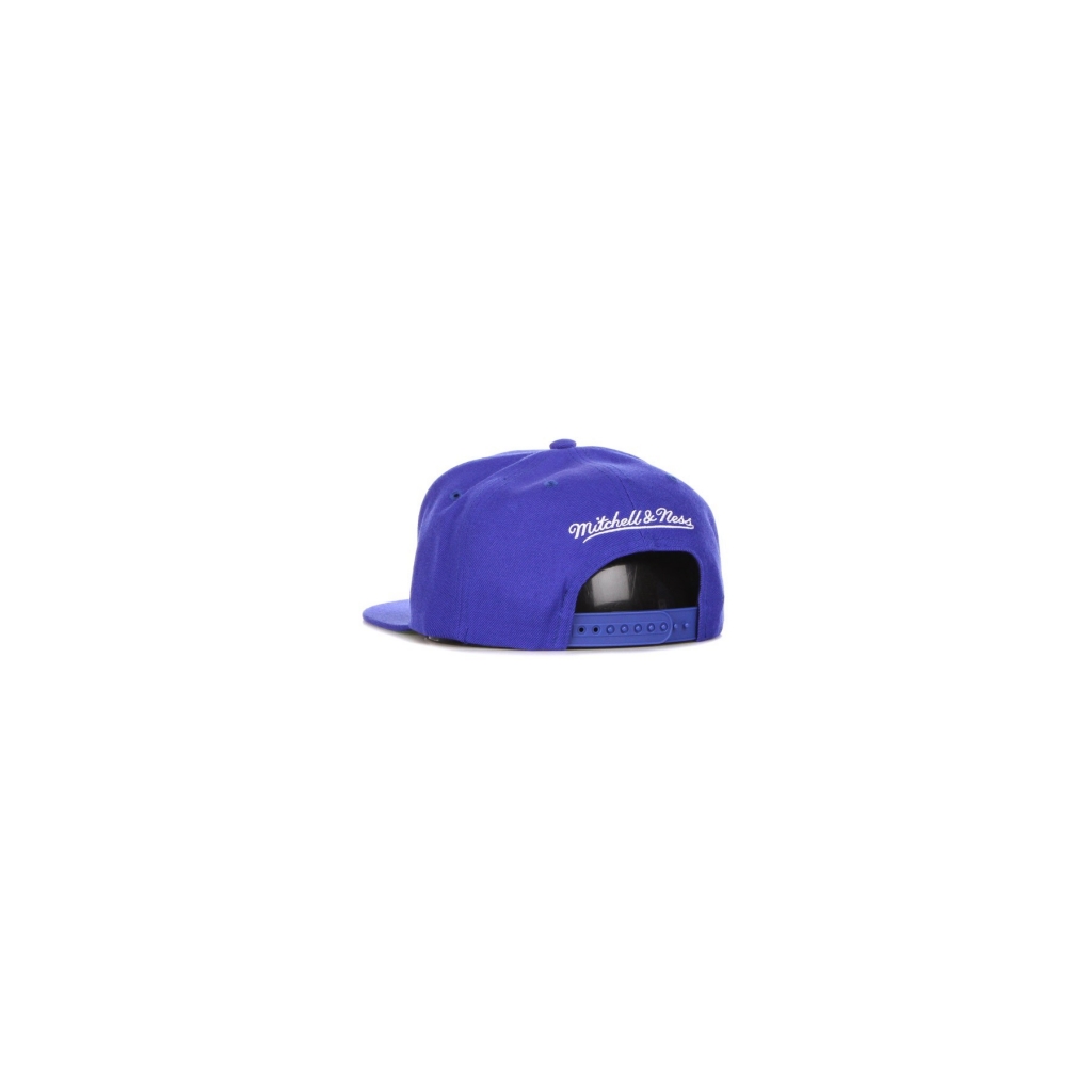 cappellino visiera piatta uomo nba team ground 20 snapback hardwood classics wasbul BLUE