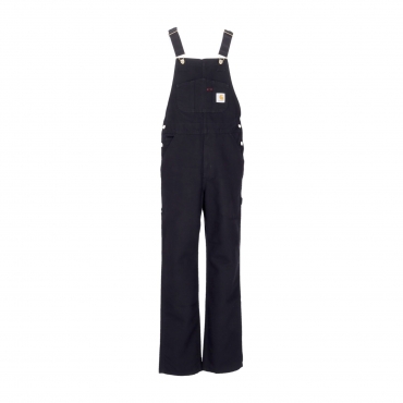 salopette uomo bib overall BLACK RINSED