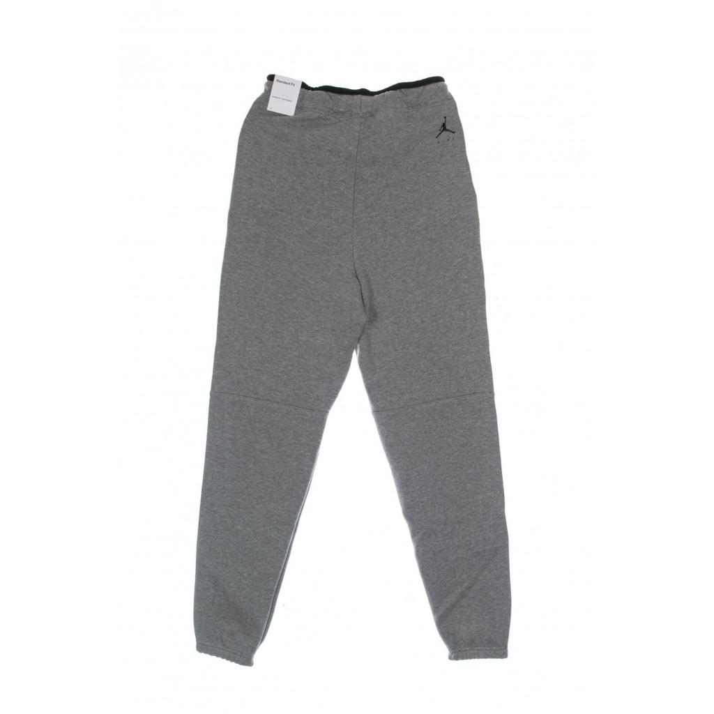 pantalone tuta felpato uomo jumpman fleece pant CARBON HEATHER/BLACK