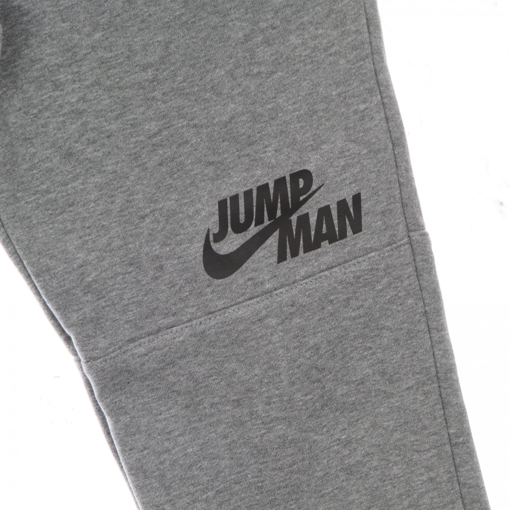 pantalone tuta felpato uomo jumpman fleece pant CARBON HEATHER/BLACK