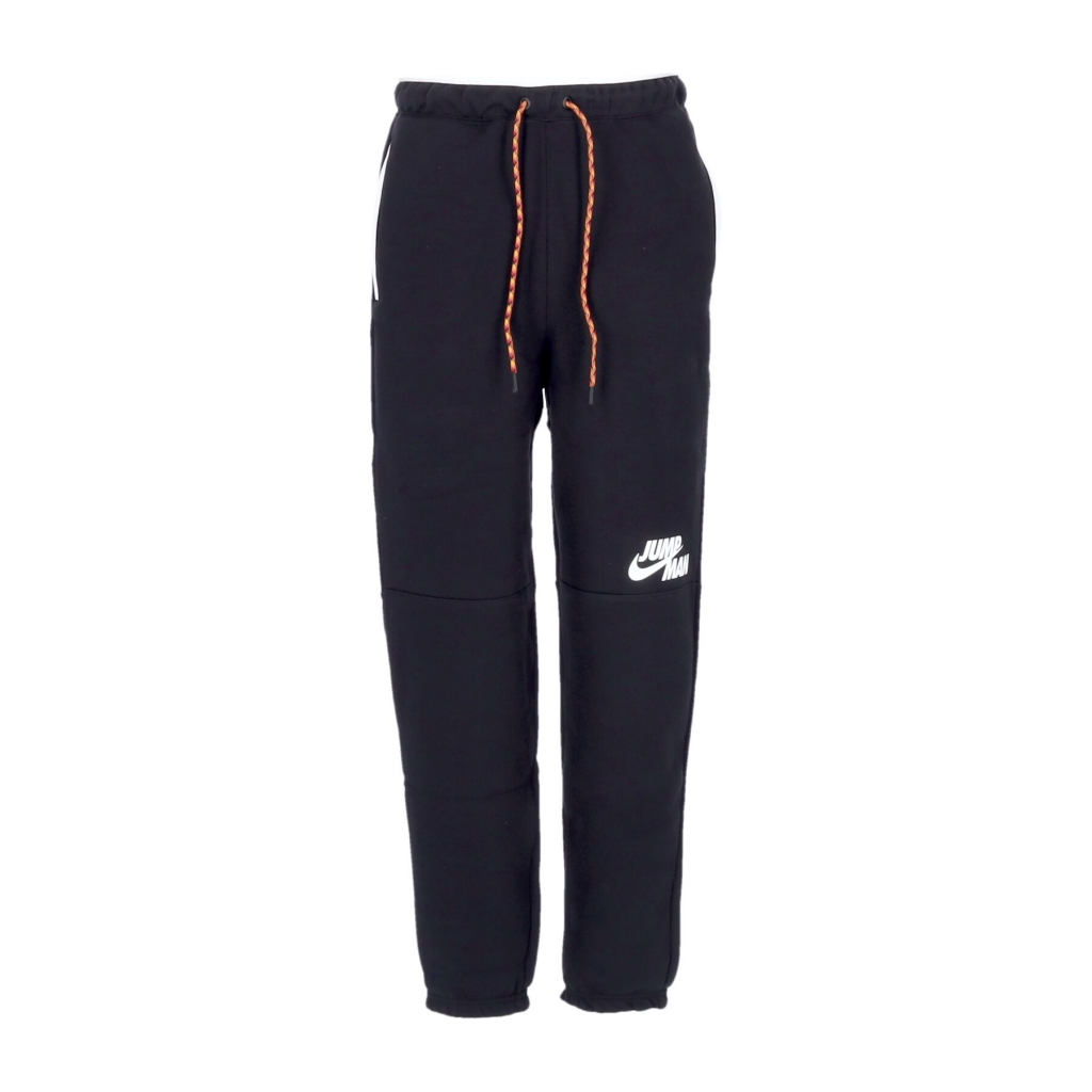 pantalone tuta felpato uomo jumpman fleece pant BLACK/WHITE