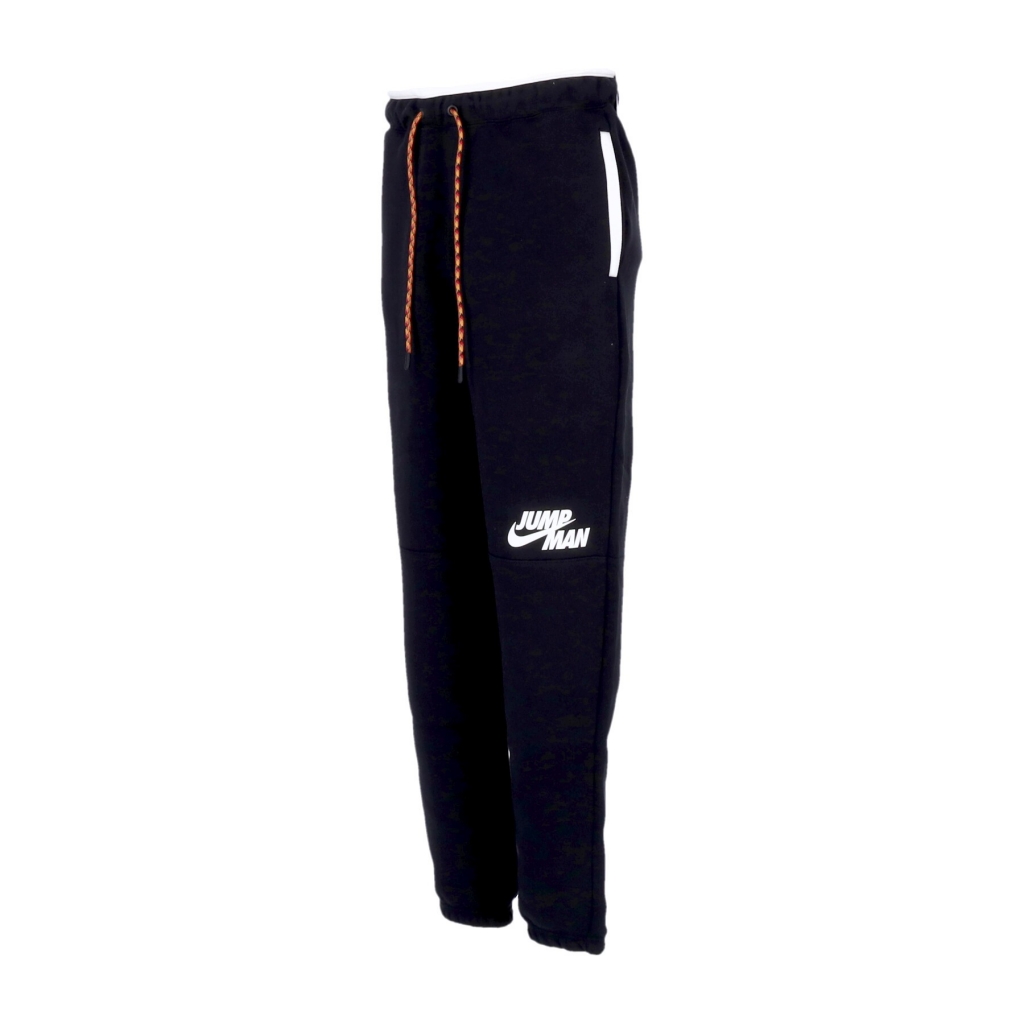 pantalone tuta felpato uomo jumpman fleece pant BLACK/WHITE