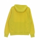 felpa leggera cappuccio uomo sportswear club hoodie VIVID SULFUR/VIVID SURFUR/WHITE