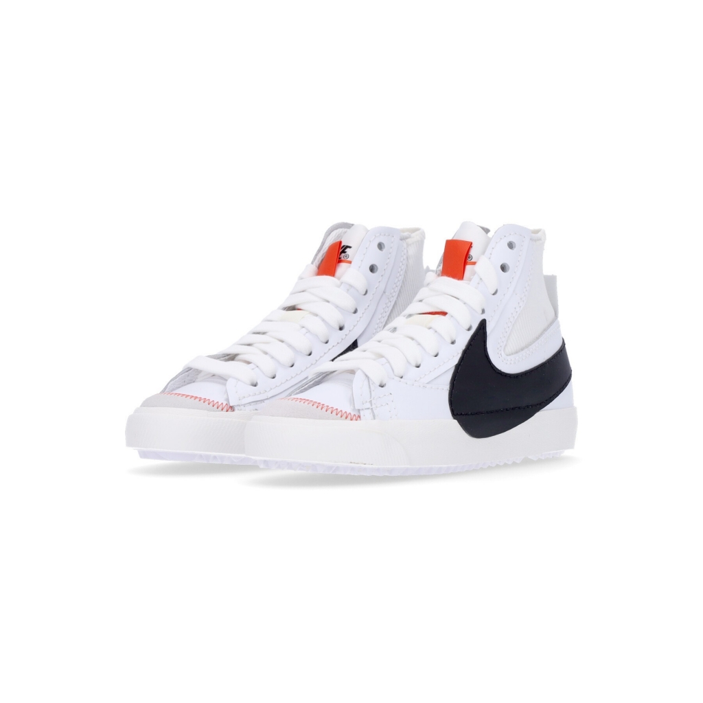 scarpa alta uomo blazer mid 77 jumbo WHITE/BLACK/WHITE/SAIL