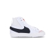 scarpa alta donna w blazer mid 77 jumbo WHITE/BLACK/WHITE/SAIL