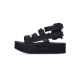 sandalo donna flatform mevia BLACK