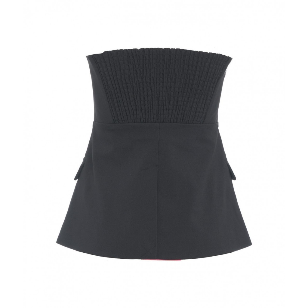 Bustier top Philadelphia nero