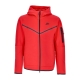 felpa leggera cappuccio zip uomo sportswear tech fleece hoodie UNIVERSITY RED/BLACK