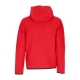 felpa leggera cappuccio zip uomo sportswear tech fleece hoodie UNIVERSITY RED/BLACK