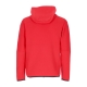 felpa leggera cappuccio zip uomo sportswear tech fleece hoodie UNIVERSITY RED/BLACK