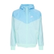 giacca a vento uomo sportswear woven lined windrunner hooded jacket MINT FOAM/BLUE CHILI/WHITE