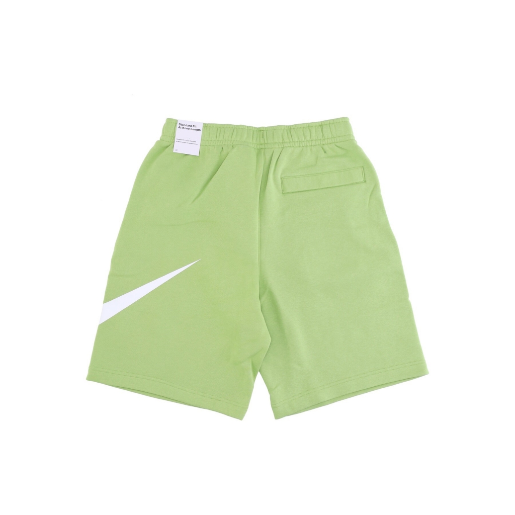 pantalone corto tuta felpato uomo sportswear club VIVID GREEN/VIVID GREEN