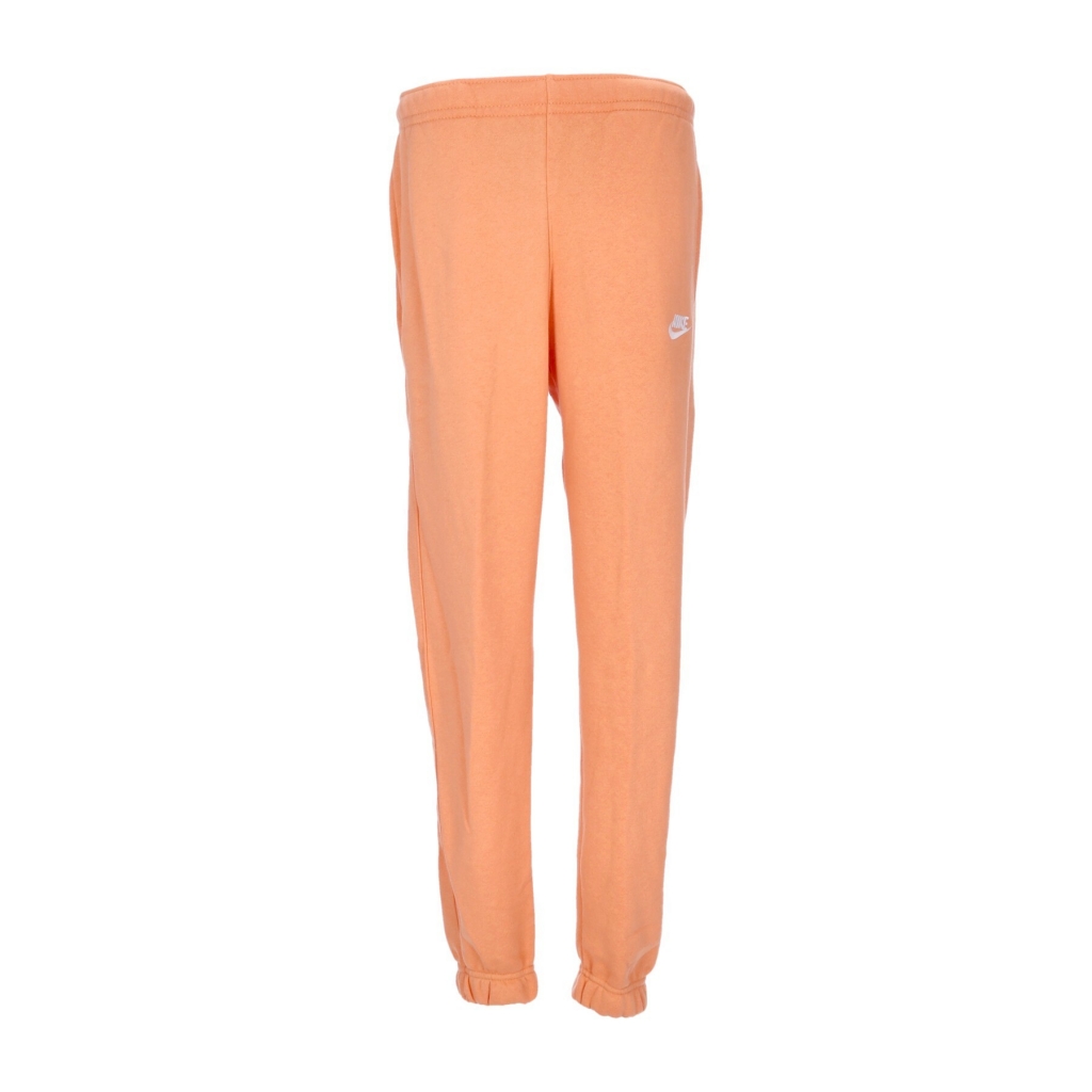 pantalone tuta felpato uomo sportswear club fleece ORANGE TRANCE/ORANGE TRANCE/WHITE