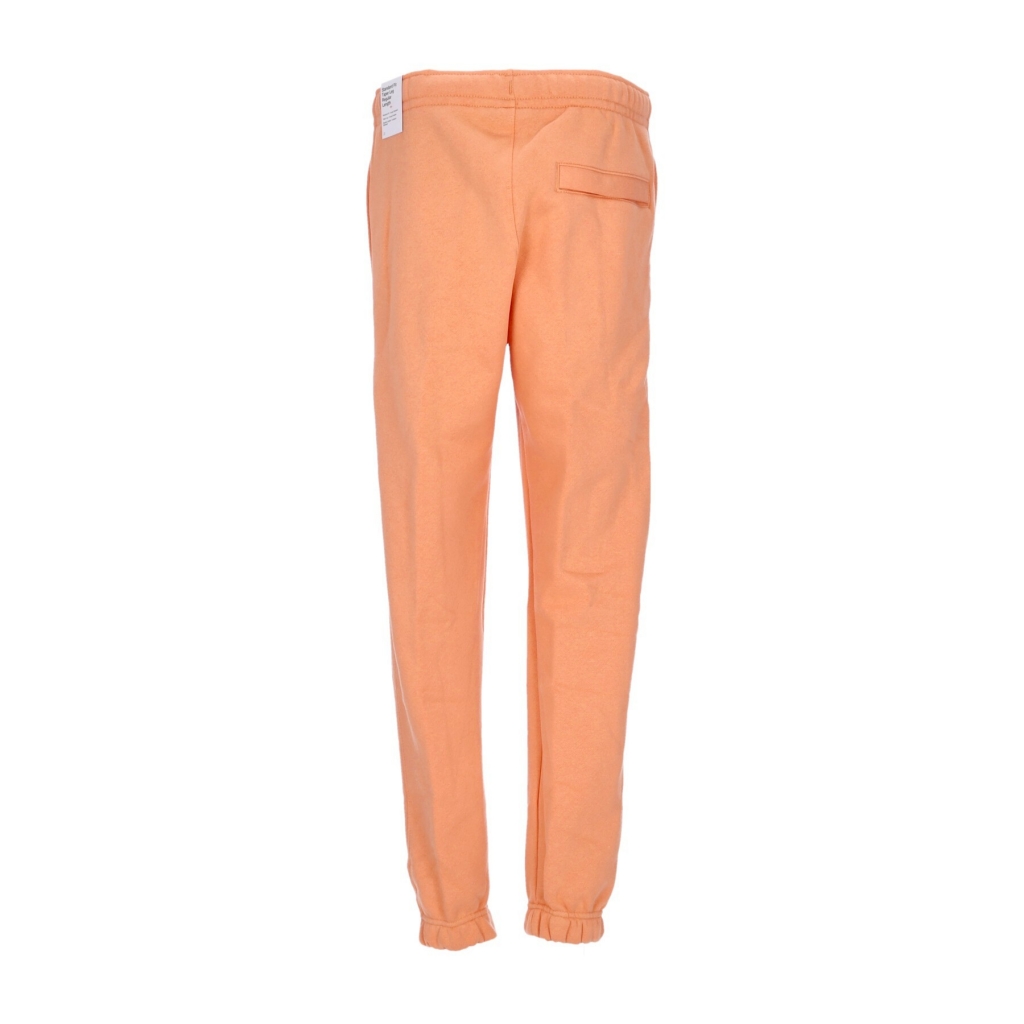 pantalone tuta felpato uomo sportswear club fleece ORANGE TRANCE/ORANGE TRANCE/WHITE