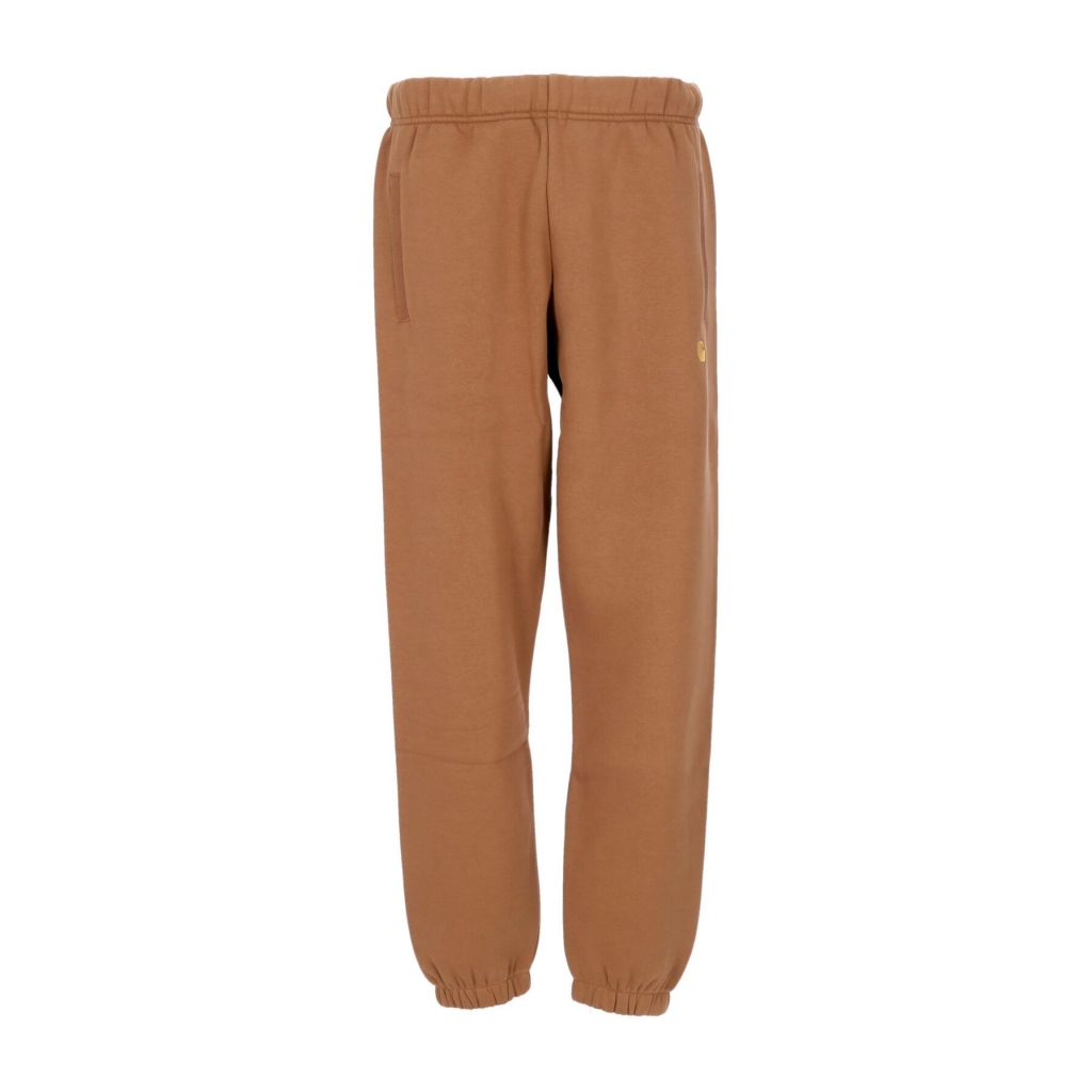 pantalone tuta felpato uomo chase sweat pant HAMILTON BROWN/GOLD