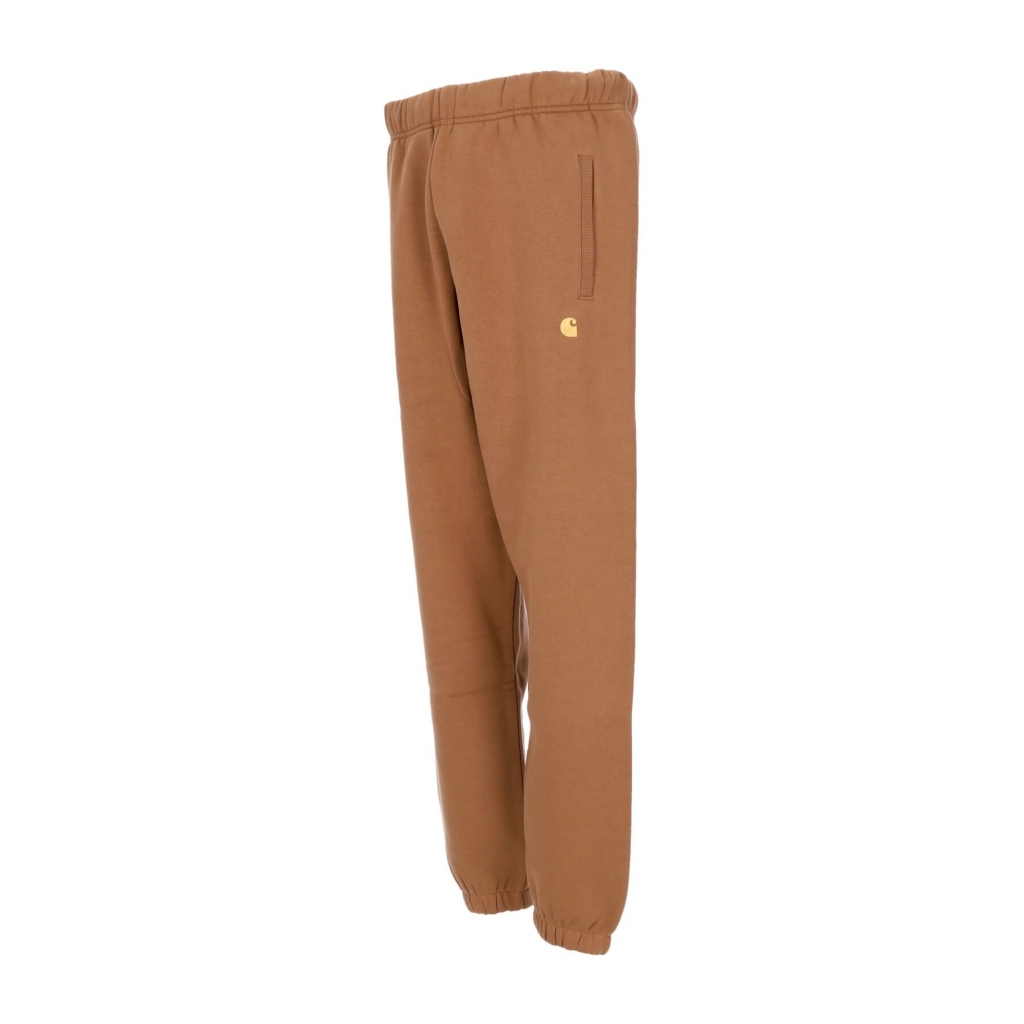 pantalone tuta felpato uomo chase sweat pant HAMILTON BROWN/GOLD