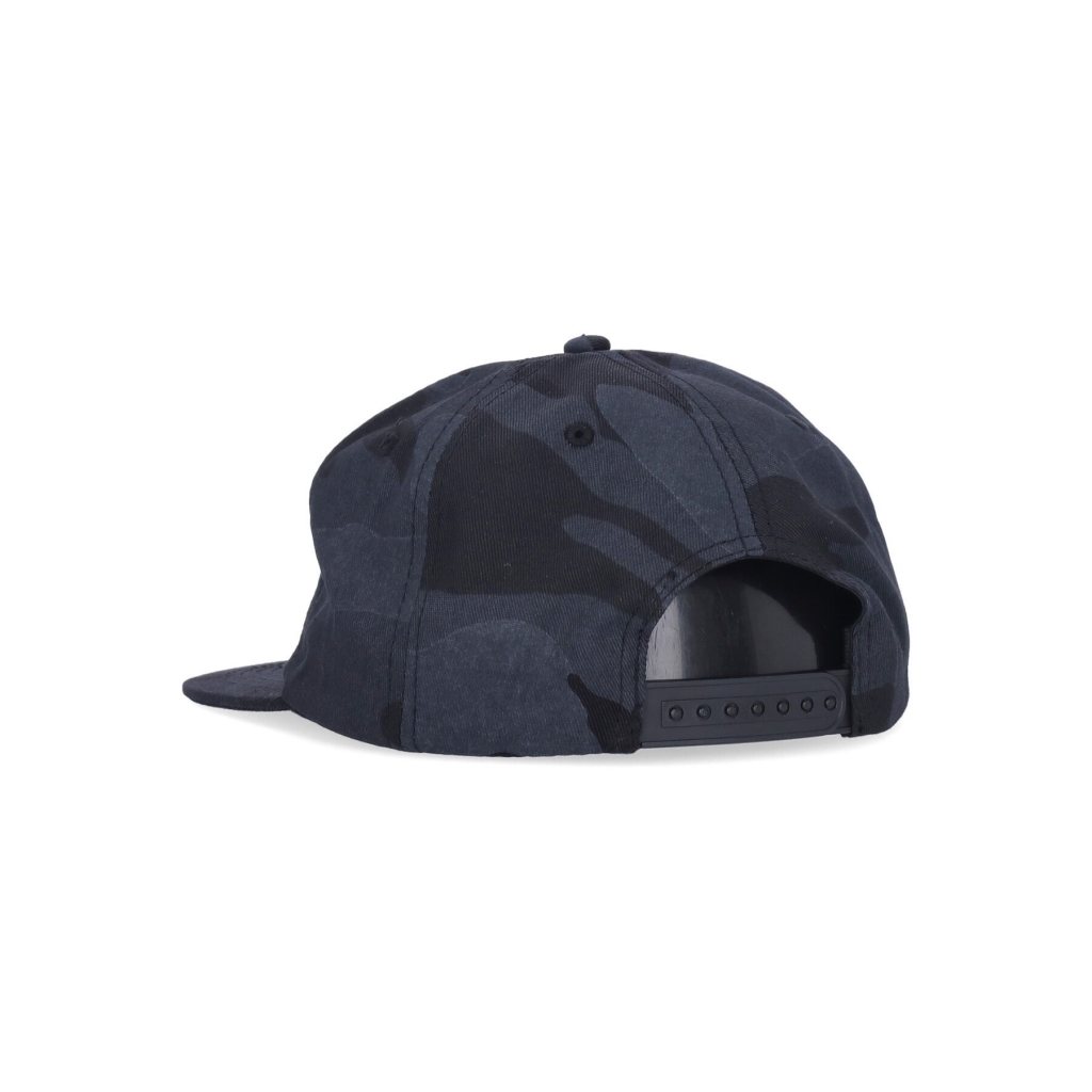 cappellino visiera piatta uomo outlined snapback BLACK/CAMO