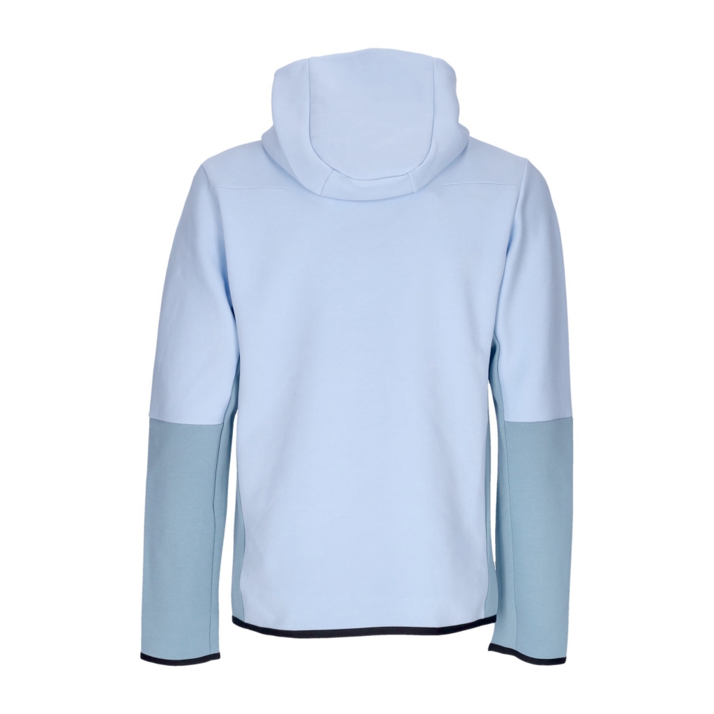 felpa leggera cappuccio zip uomo sportswear tech fleece hoodie CELESTINE BLUE/WORN BLUE/WHITE