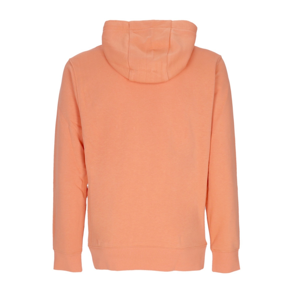 felpa leggera cappuccio uomo sportswear club hoodie ORANGE TRANCE/ORANGE TRANCE/WHITE