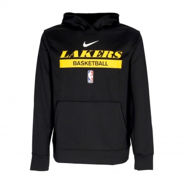 felpa leggera cappuccio uomo nba dri-fit spotlight po hoodie loslak BLACK