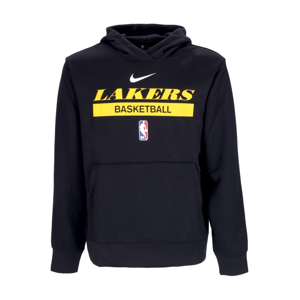 felpa leggera cappuccio uomo nba dri-fit spotlight po hoodie loslak BLACK