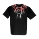 maglietta uomo front lightning tee BLACK/RED/GREY