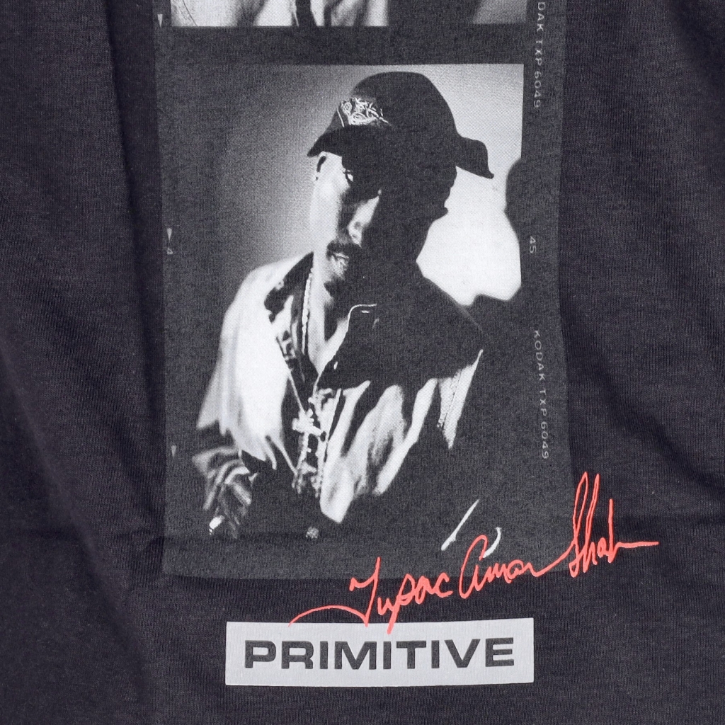 maglietta uomo shadows tee x tupac BLACK